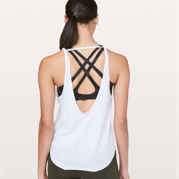 NWOT 💛 Lululemon Set Free Run Tank White - Picture 2 of 8